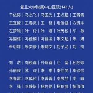 上海支援湖北醫(yī)療隊(duì)英雄榜全名單公布，記住這1649個(gè)閃亮的名字！