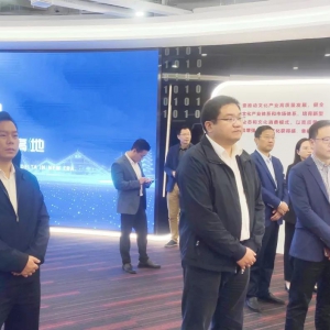 松江區(qū)委宣傳部部長(zhǎng)張磊開(kāi)展上海科技影都專題調(diào)研